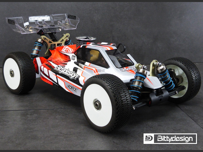 Bittydesign FRC-K004 Force Kaross 1/8 Buggy Kyosho MP9 TKI 4 - 9