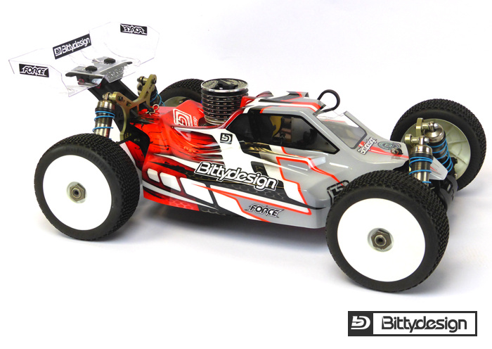Bittydesign FRC-K004 Force Kaross 1/8 Buggy Kyosho MP9 TKI 4 - 12