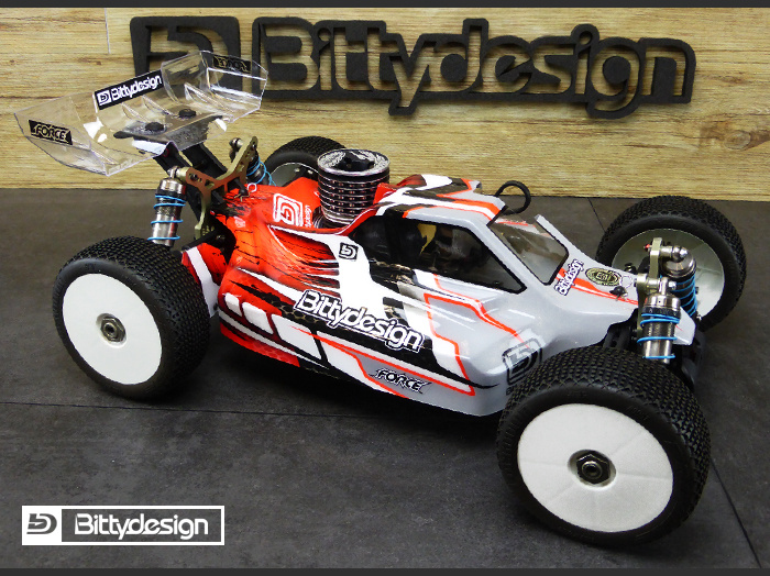 Bittydesign FRC-K004 Force Kaross 1/8 Buggy Kyosho MP9 TKI 4 - 6