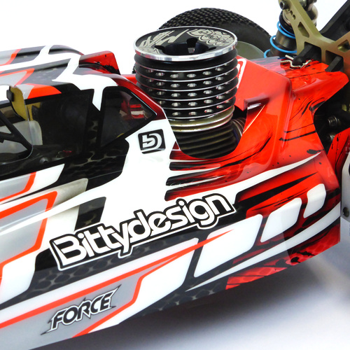 Bittydesign FRC-K004 Force Kaross 1/8 Buggy Kyosho MP9 TKI 4 - 5