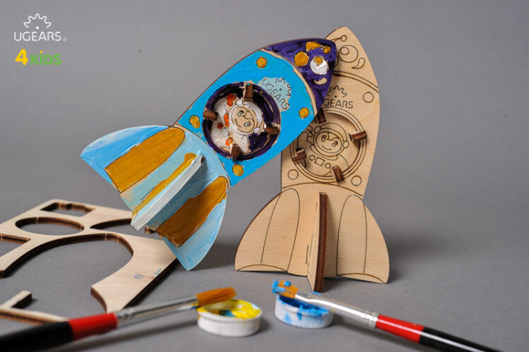 Ugears Raket - 4Kids - 8