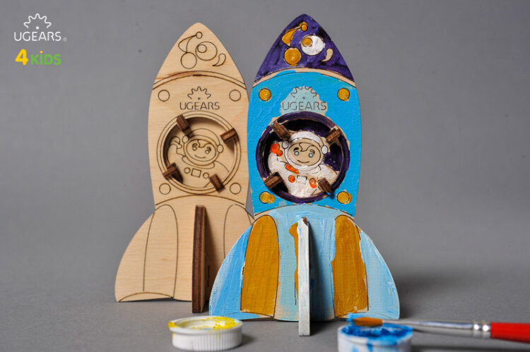 Ugears Raket - 4Kids - 2