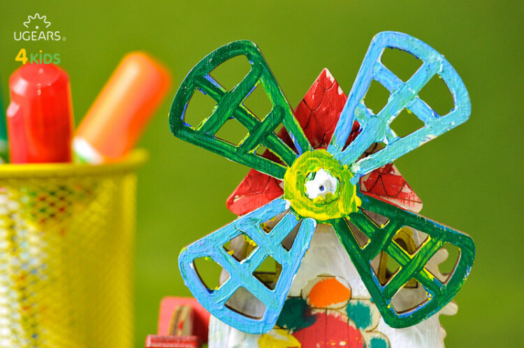 Ugears Väderkvarn - 4Kids - 2