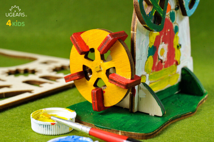 Ugears Väderkvarn - 4Kids - 10