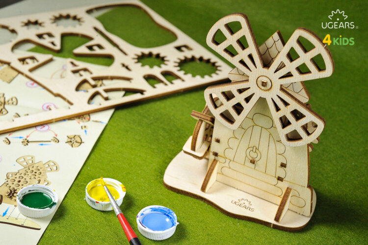 Ugears Väderkvarn - 4Kids - 9