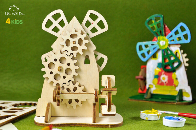 Ugears Väderkvarn - 4Kids - 6