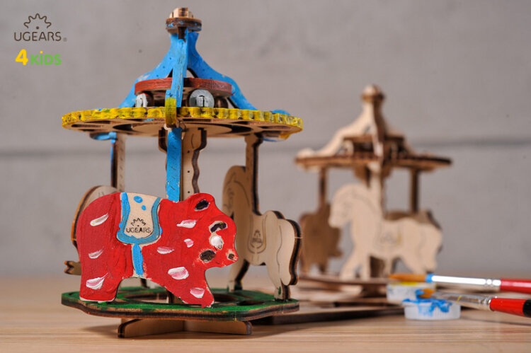 Ugears Karusell - 4Kids - 7