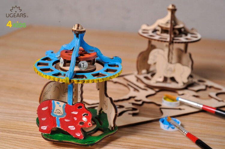 Ugears Karusell - 4Kids - 6