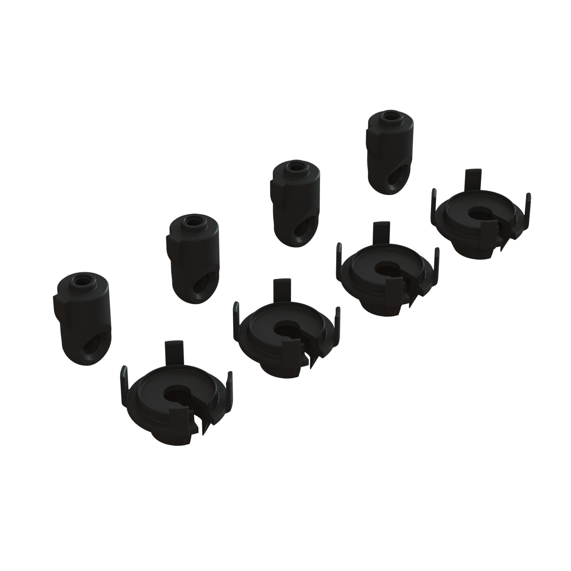 Arrma ARA330739 Shock Rod End & Spring Perch Set (4 Shocks)