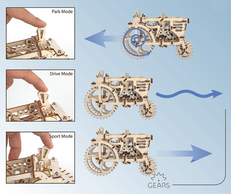 Ugears Tractor - 8