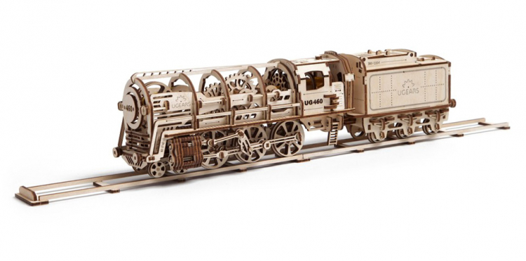 Ugears Steam Locomotiv U-460 with Tender - 3