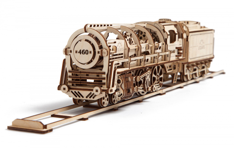 Ugears Steam Locomotiv U-460 with Tender