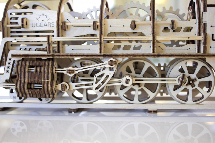 Ugears Steam Locomotiv U-460 with Tender - 9