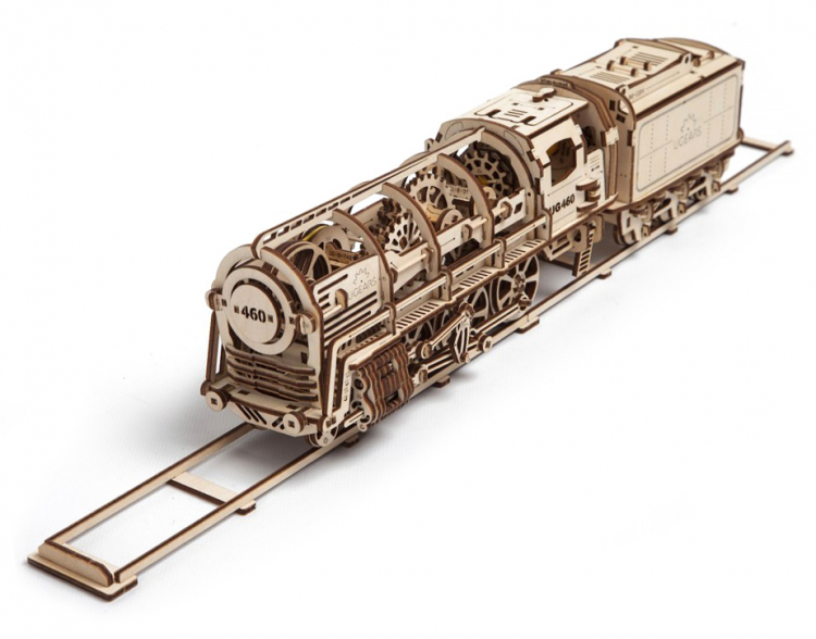 Ugears Steam Locomotiv U-460 with Tender - 5