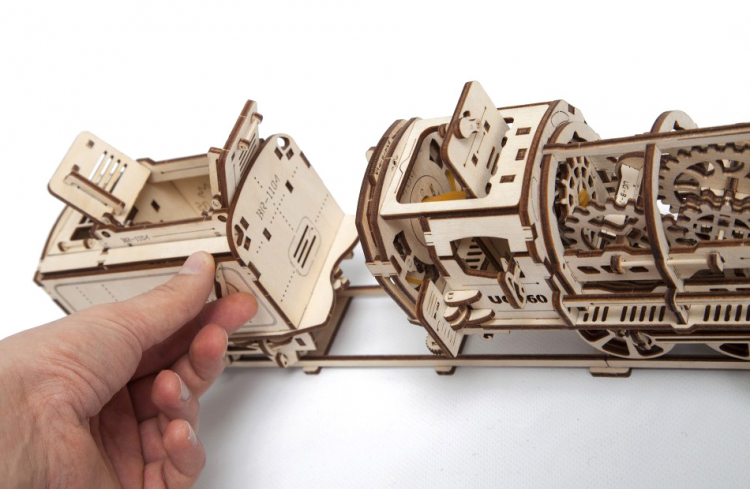 Ugears Steam Locomotiv U-460 with Tender - 6