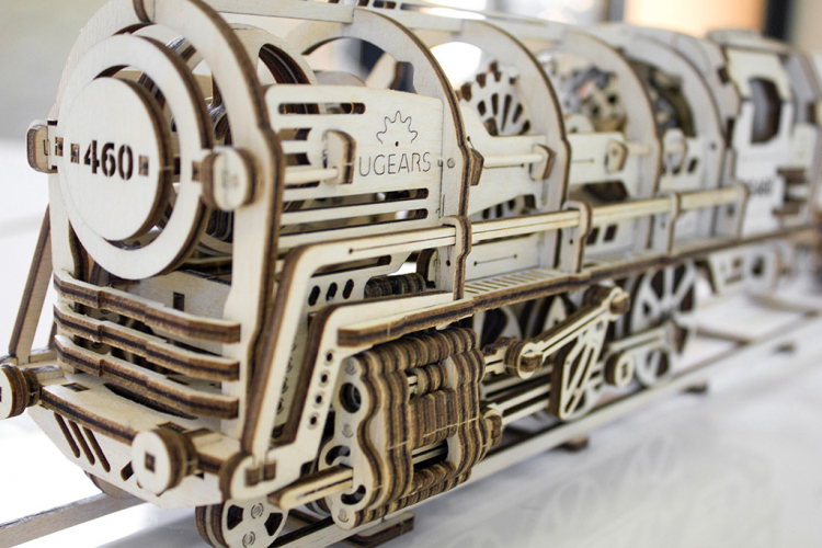 Ugears Steam Locomotiv U-460 with Tender - 8