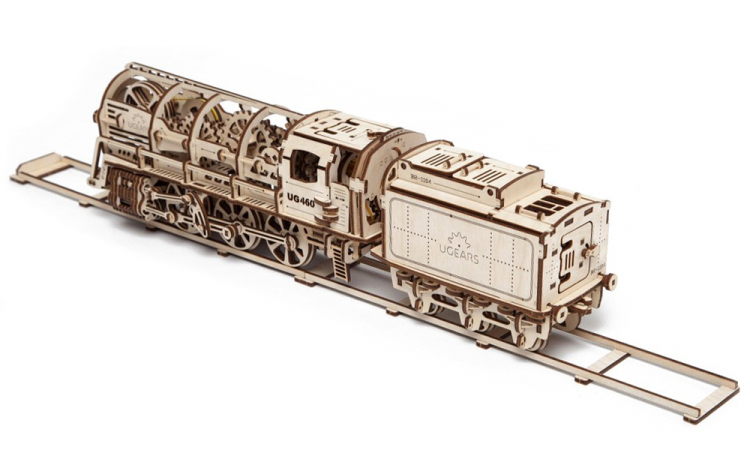 Ugears Steam Locomotiv U-460 with Tender - 4