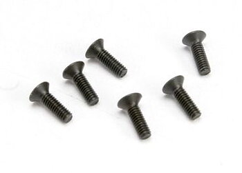Screws M2.5x8mm Countersunk Hex Socket (6)