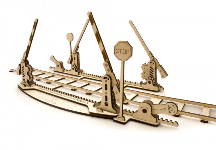 Ugears 70014 Set of Rails with Crossings - 2