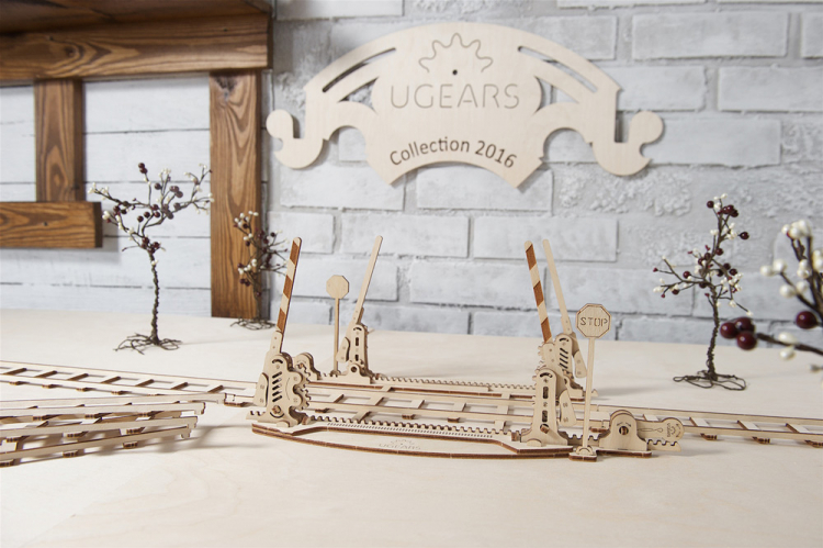 Ugears 70014 Set of Rails with Crossings - 4