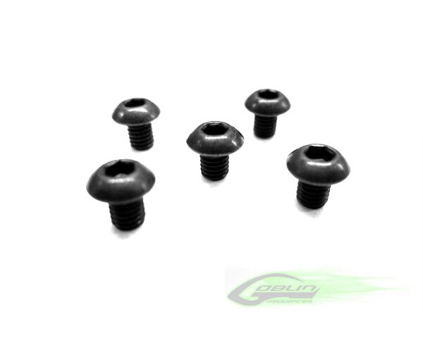 DIN 12.9 Button Head Socket Cap M3x4 (5pcs) - Goblin 630/700/770 [HC038-S]