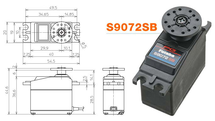 S9072SB Servo 8.7kg 0.10s - 2