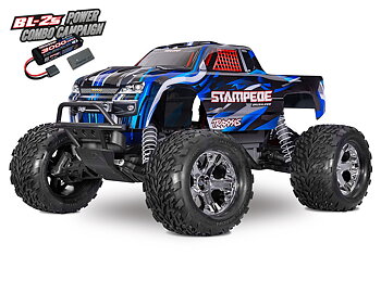 Traxxas Stampede 2WD 1/10 RTR TQ BL-2s HD Blå