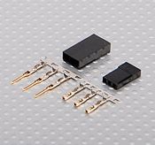 JST-SH Servo Plug Set (JR) Gold Plated (10 Pair/Set)