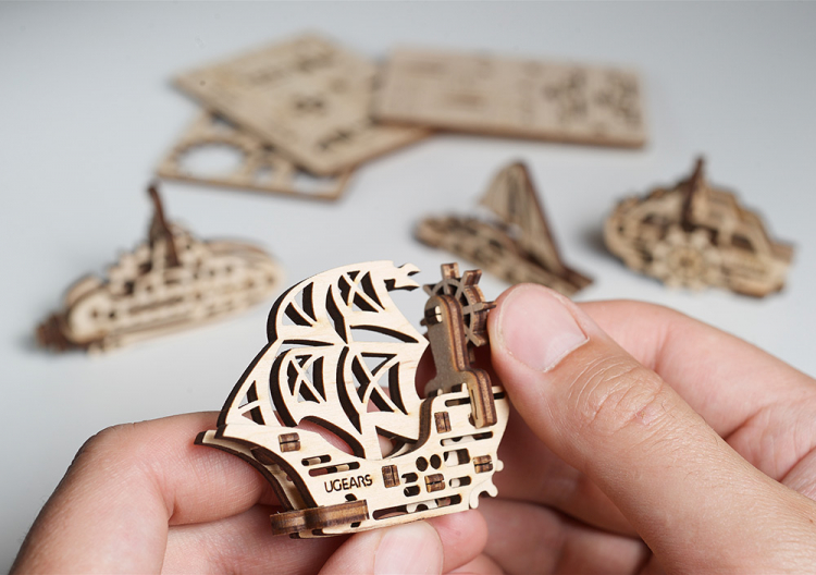 Ugears U-Fidget Ships - 7