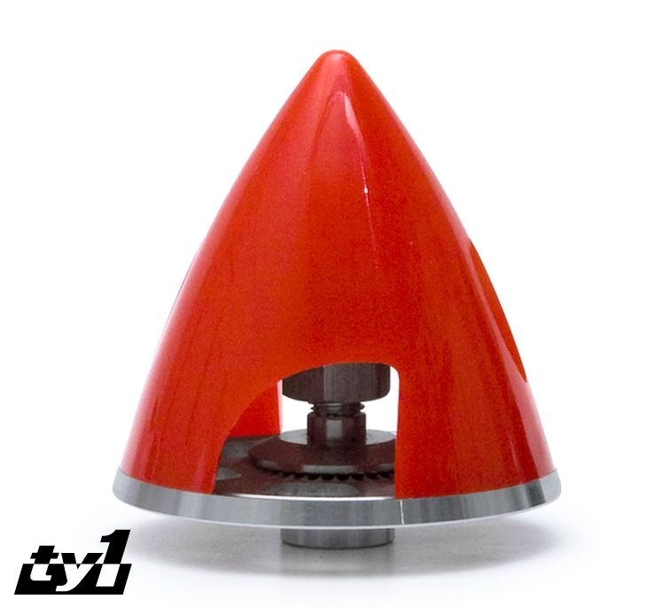 Texson Spinner 45mm Röd 3,17mm axel