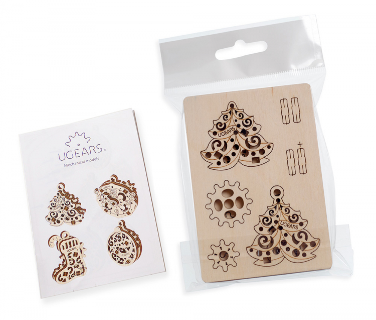 Ugears U-Fidget Happy New Gear - 2