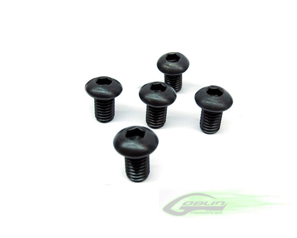 DIN 12.9 Button Head Socket Cap M4x10(5pcs) - Goblin 630/700/770 [HC100-S]