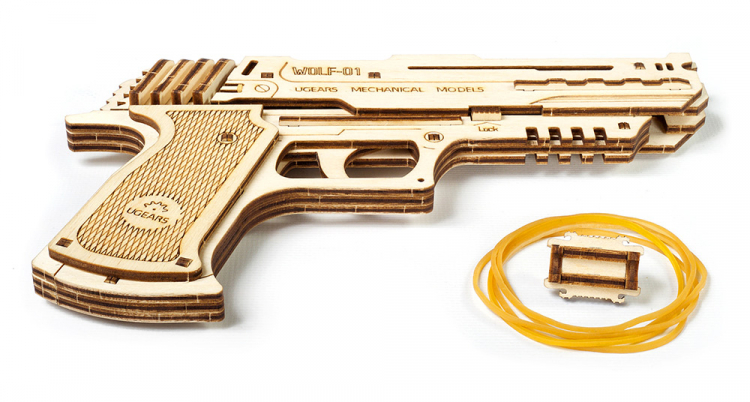 Ugears Wolf-01 Handgun - 9