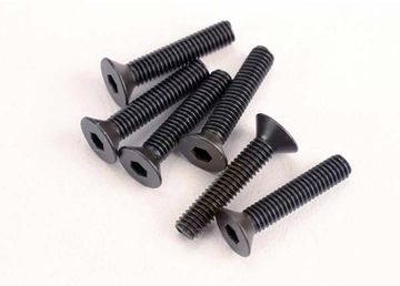 Screws M3x15mm Countersunk Hex Socket (6)
