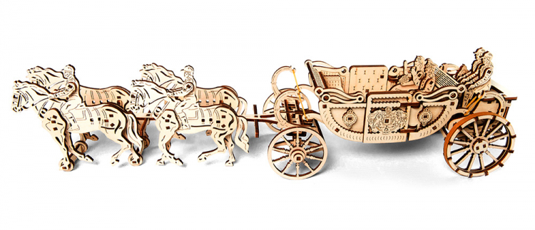 Ugears UG70050 Royal Carriage (Limited Edition) - 4