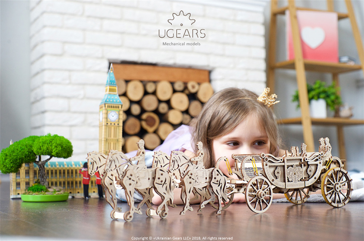 Ugears UG70050 Royal Carriage (Limited Edition) - 6