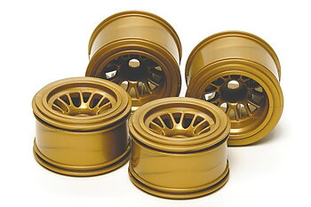 TAMIYA 54527 F104 Mesh Wheel Set (Gold)