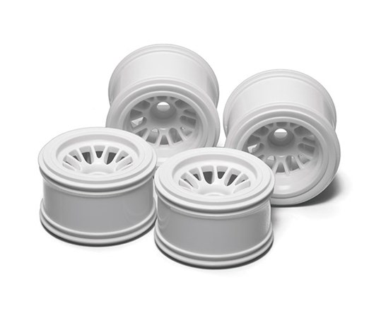 TAMIYA 54528 F104 Mesh Wheel Set (White)