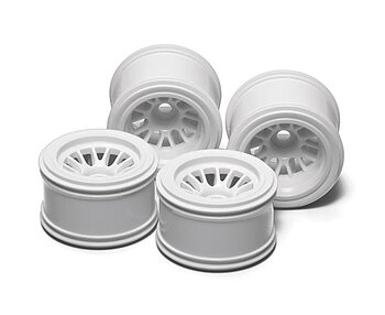 TAMIYA 54528 F104 Mesh Wheel Set (White)