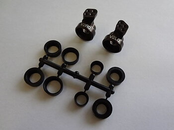 Kyosho UMW704-0 Rear Hub Carrier 0° Alu V2 RB5-RB6-RB7-ZX5-RT5-SC Kyosho