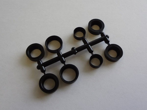 Kyosho UMW704-02 Rear Alu Hub Carrier Bearing Collar Set RB5-RB6-RB7-ZX5-RT5-SC Kyosho