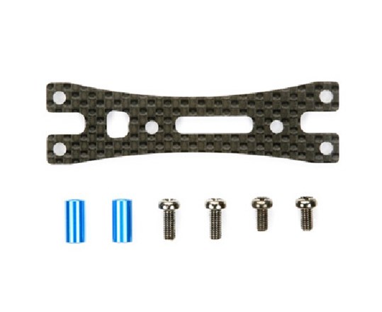 TAMIYA 54375 RM-01 Carbon Motor Mount Rear Plate - 2