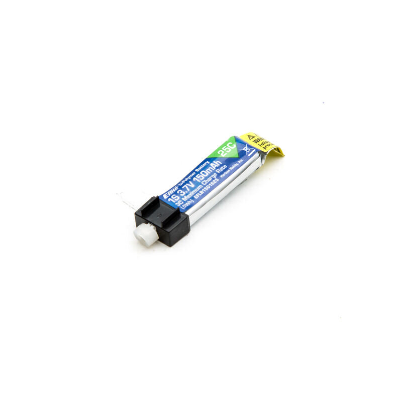 E-Flite 150mAh 1-Cell 3.7V 25C LiPo - 3