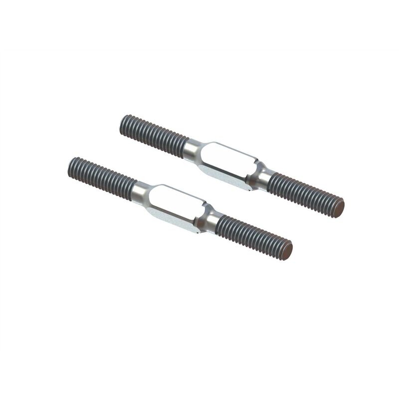 Arrma ARA340176 Steel Turnbuckle M4x45mm Silver (2)
