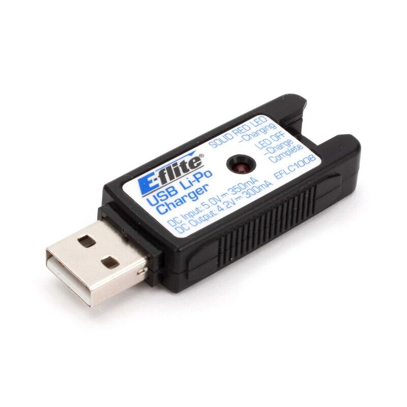 E-Flite 1S USB Li-Po Charger, 350mA: nano QX - 2