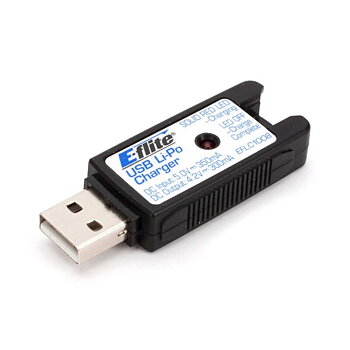 E-Flite 1S USB Li-Po Charger, 350mA: nano QX