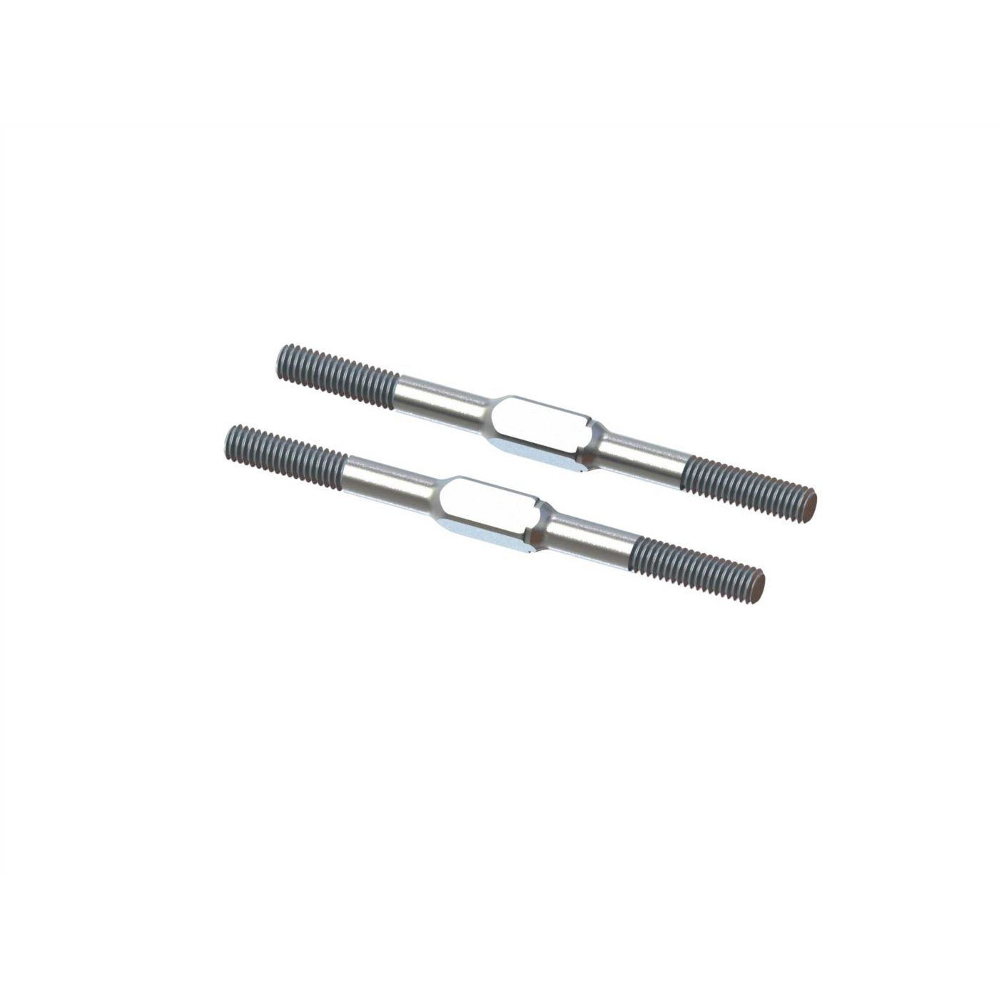 Arrma ARA340177 Steel Turnbuckle M4x60mm Silver (2)