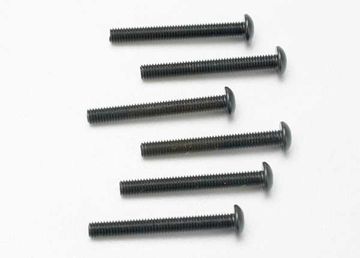 Traxxas 2581 Skruv M3x25mm Kullrig Insex (6)