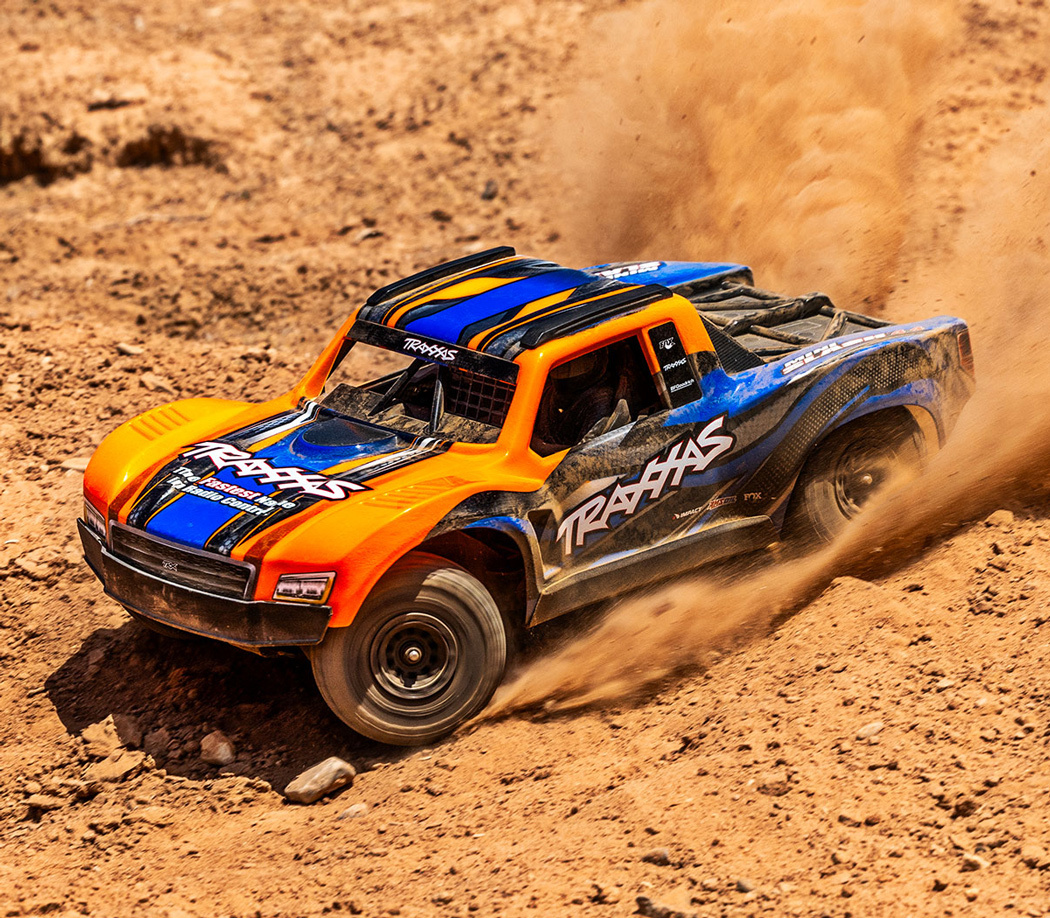 Traxxas Mini Slash 4x4 RTR TQ BL-2s Orange - USB-C Laddare / 2s LiPo - 23