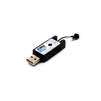 E-Flite 1S USB Li-Po Charger, 500mAh High Current UMX